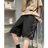 韓国風男女兼用ハーフパンツストリート ワイド短パン ルーズデニムショーツ膝丈Y2… | SUNSHINE CLOSET | 詳細画像2 