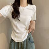 無地 Tシャツ クルーネック レディース | ANGELCLOSET | 詳細画像1