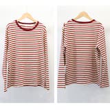 ボーダー柄tシャツ 長袖カットソー 春秋 | ANGELCLOSET | 詳細画像3