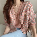チェック柄 ニットカーディガン 春秋冬 | SUNSHINE CLOSET | 詳細画像6