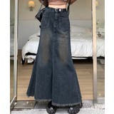フリンジデニムスカートマーメイドスカート | SUNSHINE CLOSET | 詳細画像10