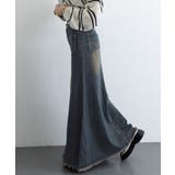 フリンジデニムスカートマーメイドスカート | SUNSHINE CLOSET | 詳細画像12