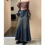 フリンジデニムスカートマーメイドスカート | SUNSHINE CLOSET | 詳細画像9
