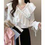 フリルブラウス オフショルブラウス 長袖 | SUNSHINE CLOSET | 詳細画像4