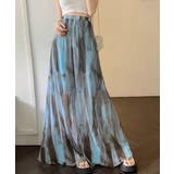 マキシスカート 春夏タイダイスカート薄手 | ANGELCLOSET | 詳細画像1