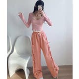スウェットパンツサイドリボンワイドパンツ | SUNSHINE CLOSET | 詳細画像8