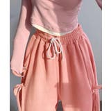 スウェットパンツサイドリボンワイドパンツ | SUNSHINE CLOSET | 詳細画像9