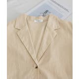 テーラードジャケット綿麻サマージャケット | SUNSHINE CLOSET | 詳細画像17 