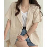 テーラードジャケット綿麻サマージャケット | SUNSHINE CLOSET | 詳細画像3 