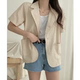 テーラードジャケット綿麻サマージャケット | SUNSHINE CLOSET | 詳細画像4 