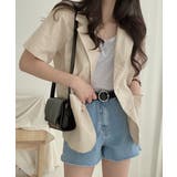 テーラードジャケット綿麻サマージャケット | SUNSHINE CLOSET | 詳細画像5 