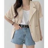 テーラードジャケット綿麻サマージャケット | SUNSHINE CLOSET | 詳細画像6 