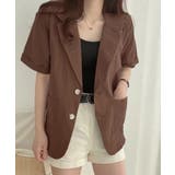 テーラードジャケット綿麻サマージャケット | SUNSHINE CLOSET | 詳細画像9 