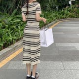 ワンピース ボーダー柄ニットワンピース | SUNSHINE CLOSET | 詳細画像14