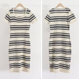 ワンピース ボーダー柄ニットワンピース | SUNSHINE CLOSET | 詳細画像3