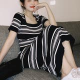 ワンピース ボーダー柄ニットワンピース | SUNSHINE CLOSET | 詳細画像9