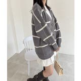 ニットカーディガン BIGチェック柄秋冬 | SUNSHINE CLOSET | 詳細画像17 