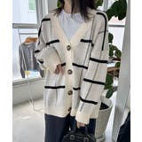 ニットカーディガン BIGチェック柄秋冬 | SUNSHINE CLOSET | 詳細画像20 