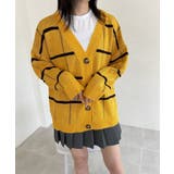 ニットカーディガン BIGチェック柄秋冬 | SUNSHINE CLOSET | 詳細画像25 