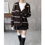 ニットカーディガン BIGチェック柄秋冬 | SUNSHINE CLOSET | 詳細画像33 