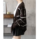 ニットカーディガン BIGチェック柄秋冬 | SUNSHINE CLOSET | 詳細画像34 