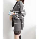 ニットカーディガン BIGチェック柄秋冬 | SUNSHINE CLOSET | 詳細画像47 