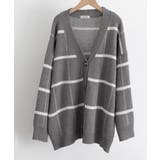 ニットカーディガン BIGチェック柄秋冬 | SUNSHINE CLOSET | 詳細画像50 