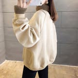 裏起毛 ロゴトレーナー レディース 韓国 | SUNSHINE CLOSET | 詳細画像10 