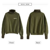 裏起毛 ロゴトレーナー レディース 韓国 | SUNSHINE CLOSET | 詳細画像15 