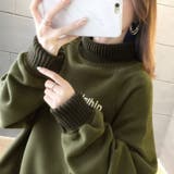 裏起毛 ロゴトレーナー レディース 韓国 | SUNSHINE CLOSET | 詳細画像5 