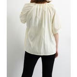 半袖シャツブラウス シャーリングトップス | ANGELCLOSET | 詳細画像14