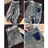 レースウエストデニムパンツビジューデニム | SUNSHINE CLOSET | 詳細画像25 
