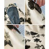 蝶モチーフトートバッグ大容量肩掛けバッグ | SUNSHINE CLOSET | 詳細画像16 