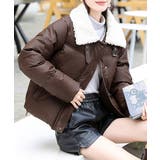 ボア襟エコダウンジャケット 中綿ブルゾン | SUNSHINE CLOSET | 詳細画像1 