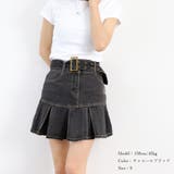 ミニデニムプリーツスカート ベルト付き | SUNSHINE CLOSET | 詳細画像11 