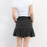 ミニデニムプリーツスカート ベルト付き | SUNSHINE CLOSET | 詳細画像13 