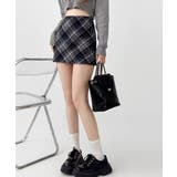 レトロチェック柄ミニスカートハイウエスト | SUNSHINE CLOSET | 詳細画像11 