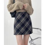 レトロチェック柄ミニスカートハイウエスト | SUNSHINE CLOSET | 詳細画像17 