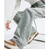 ラインストーン デニムパンツ レディース | SUNSHINE CLOSET | 詳細画像1 