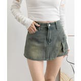 ラップスカート風デニムショートパンツ春夏 | SUNSHINE CLOSET | 詳細画像17 