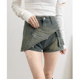 ラップスカート風デニムショートパンツ春夏 | SUNSHINE CLOSET | 詳細画像18 