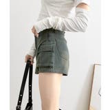 ラップスカート風デニムショートパンツ春夏 | SUNSHINE CLOSET | 詳細画像19 