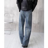 ダメージデニムパンツ ワイドレッグデニム | SUNSHINE CLOSET | 詳細画像18 