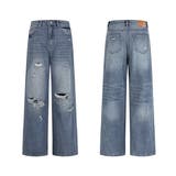 ダメージデニムパンツ ワイドレッグデニム | SUNSHINE CLOSET | 詳細画像21 