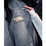 ダメージデニムパンツ ワイドレッグデニム | SUNSHINE CLOSET | 詳細画像6 