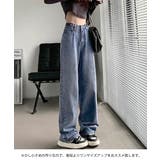 裏起毛デニムパンツウエスト調節ボタン付き | SUNSHINE CLOSET | 詳細画像13