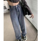 裏起毛デニムパンツウエスト調節ボタン付き | SUNSHINE CLOSET | 詳細画像14