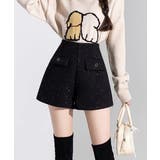 ラメ付きショートパンツ 秋冬 ツイード風 | SUNSHINE CLOSET | 詳細画像6 