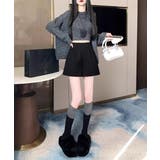 ラメツイード風ショートパンツハイウエスト | SUNSHINE CLOSET | 詳細画像2 
