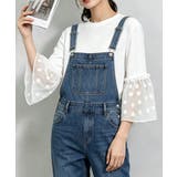 レディース 上品フレアトップス 体型カバーペプラムプルオーバー | SUNSHINE CLOSET | 詳細画像13
